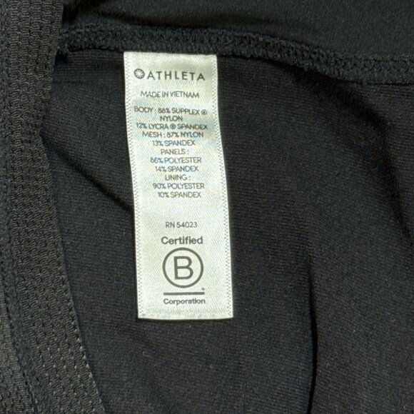Athleta Black Skort XS Stretch Athletic Activewear With Built-In Shorts - Picture 3 of 9